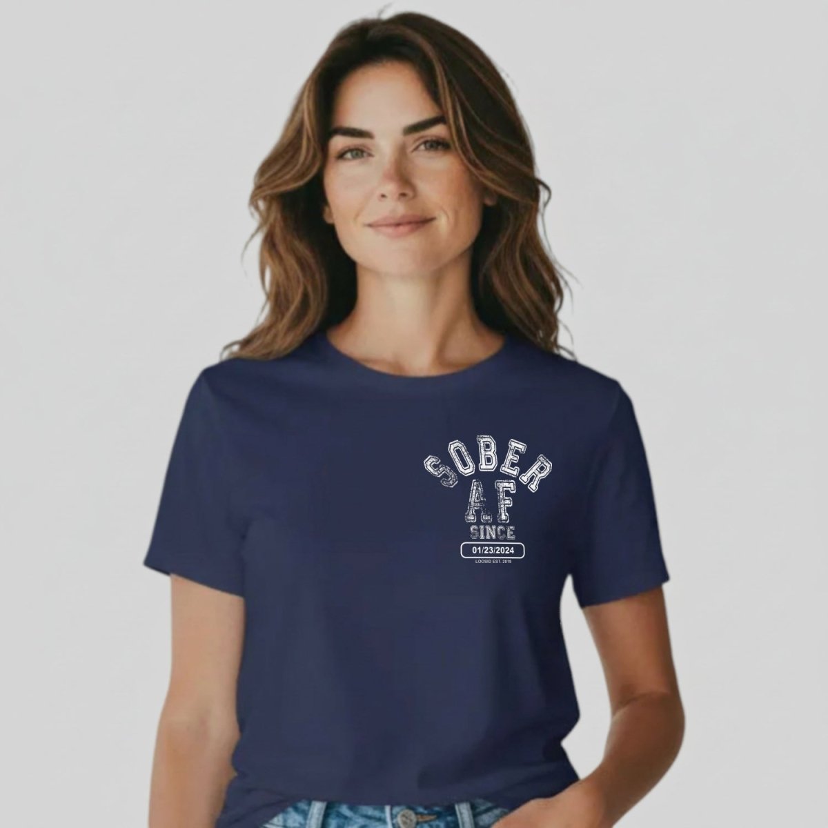 Sober AF Sober T Shirt lifestyle view (view 5)