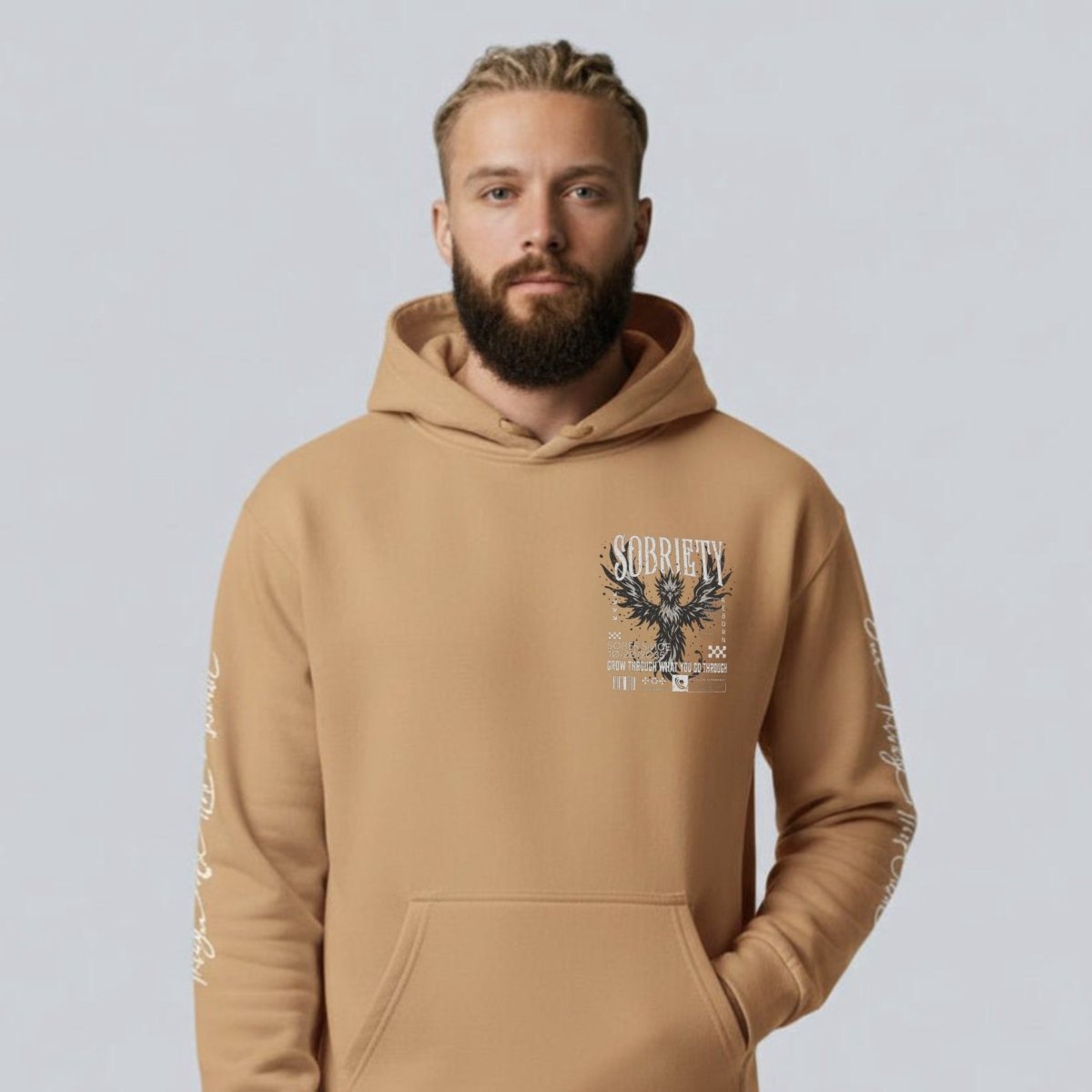 Loosid Phoenix Reborn Recovery Hoodie Limited Edition Recovery Hoodie featuring the design