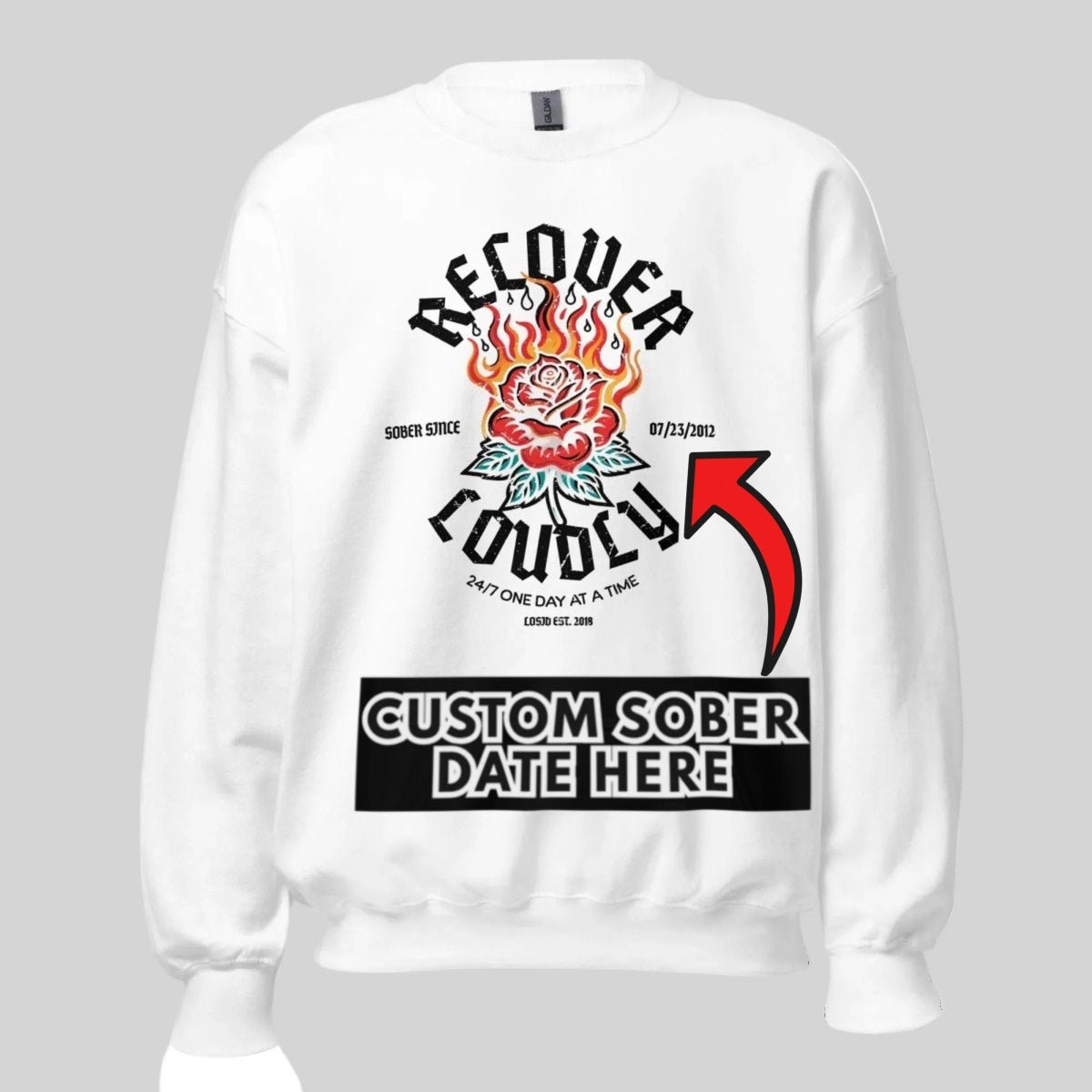 Recover Loudly Recovery Hoodie product photo (view 40)