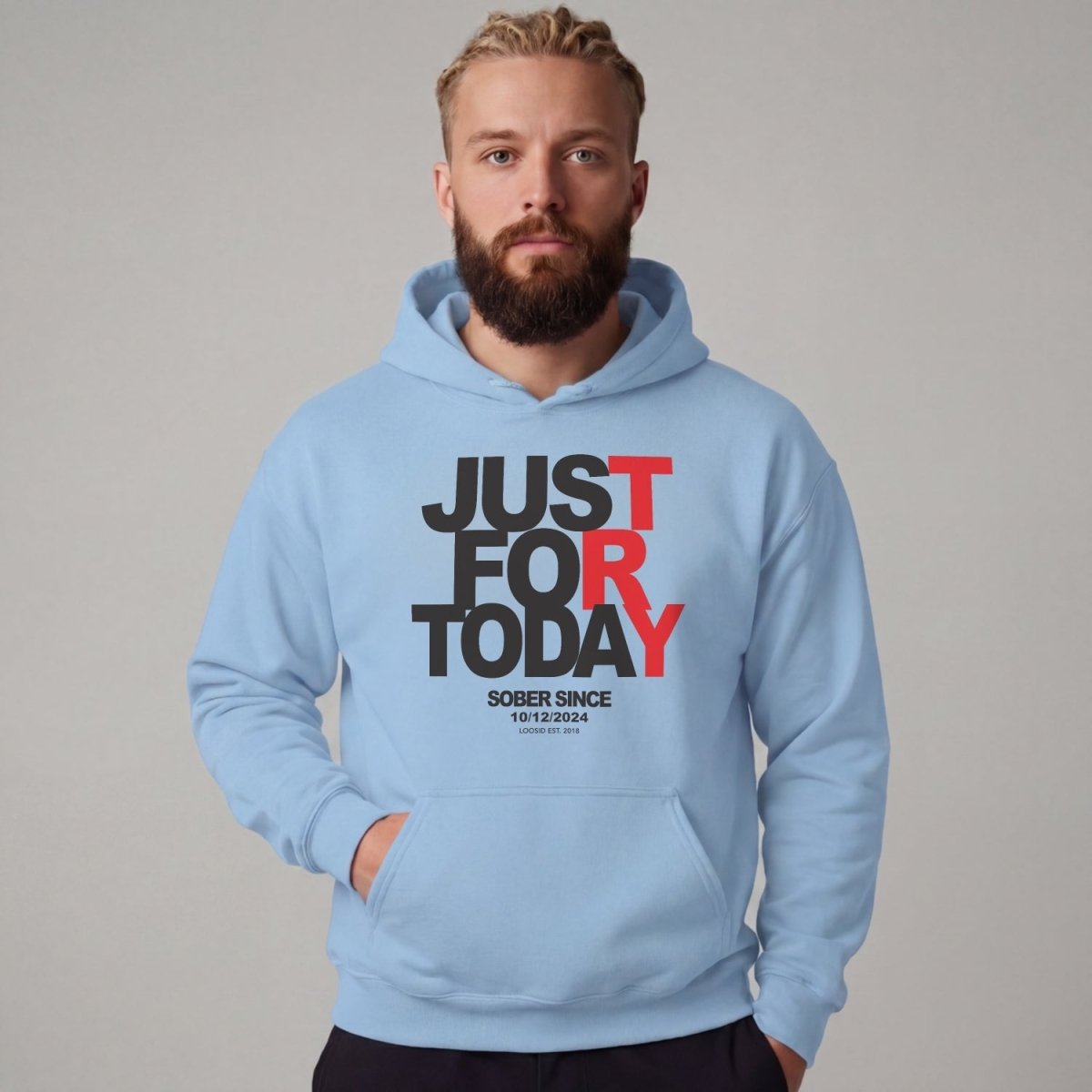 Recovery Hoodie | Men's Just For Today Hoodie