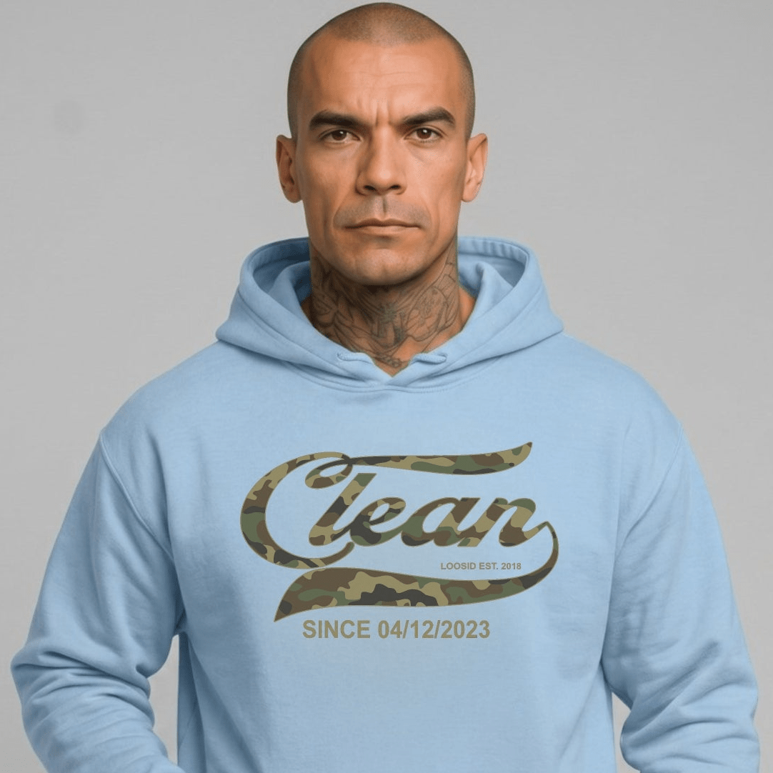Clean Since Camo Recovery Hoodie featuring the design (view 21)