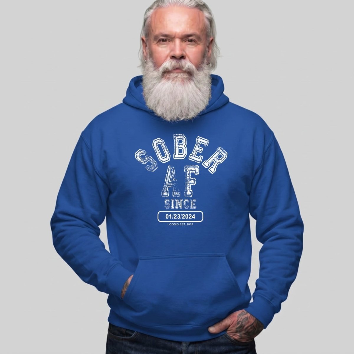 Recovery Hoodie | Men's Sober AF Hoodie