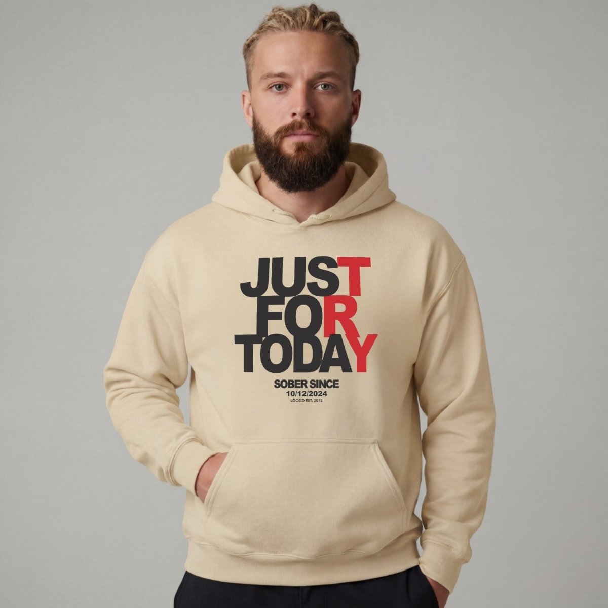 Recovery Hoodie | Men's Just For Today Hoodie