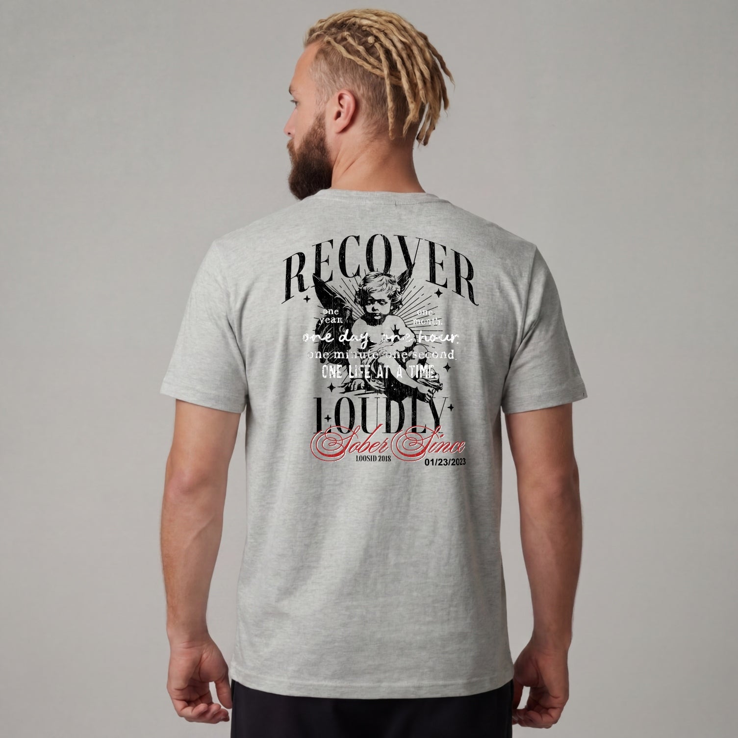 Recover Loudly Limited-Edition T-Shirt with Recovery Date