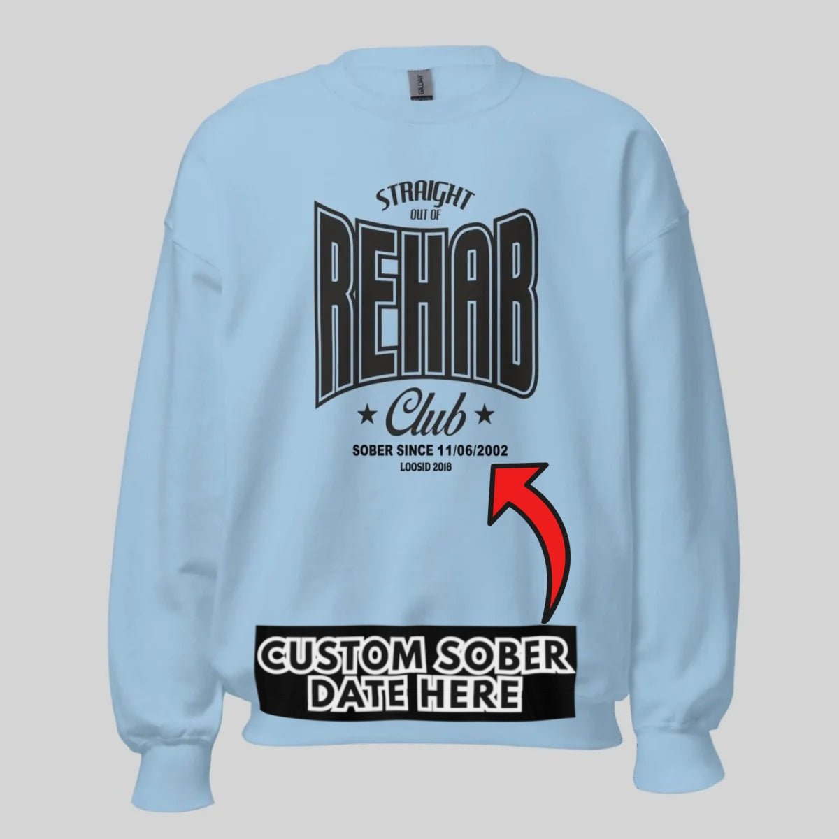 Rehab Recovery Hoodie featuring the design (view 31)