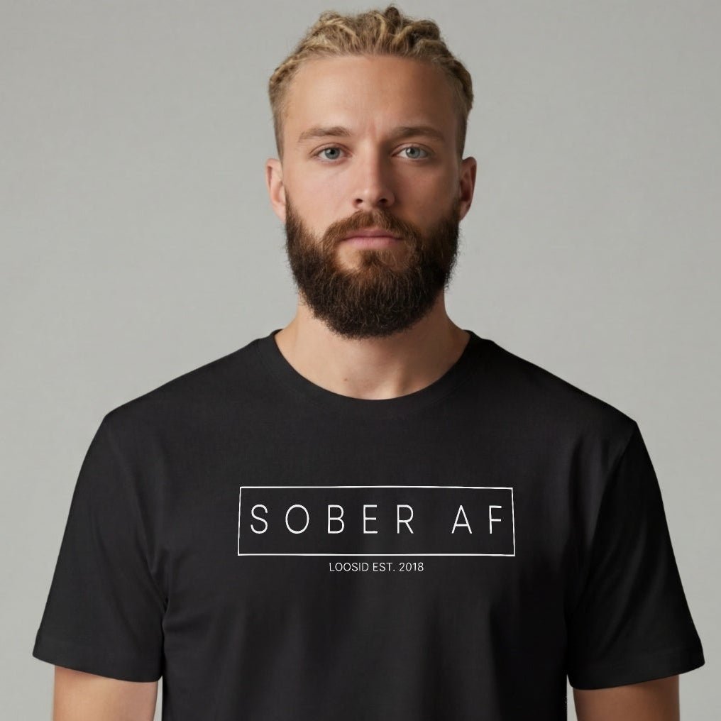 Sober T Shirt | Men's Sober AF Tee