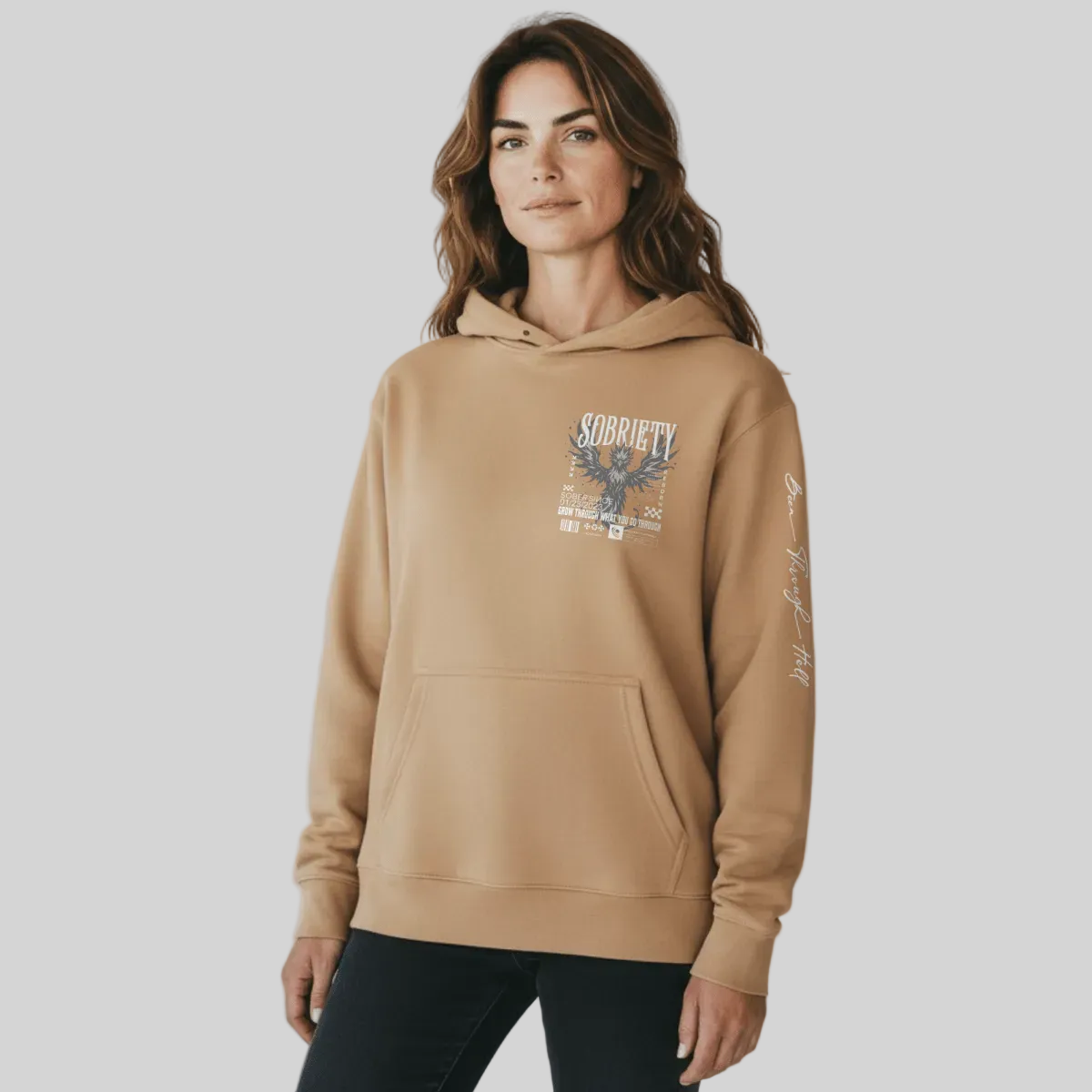 Loosid Phoenix Reborn Recovery Hoodie Limited Edition Recovery Hoodie featuring the design