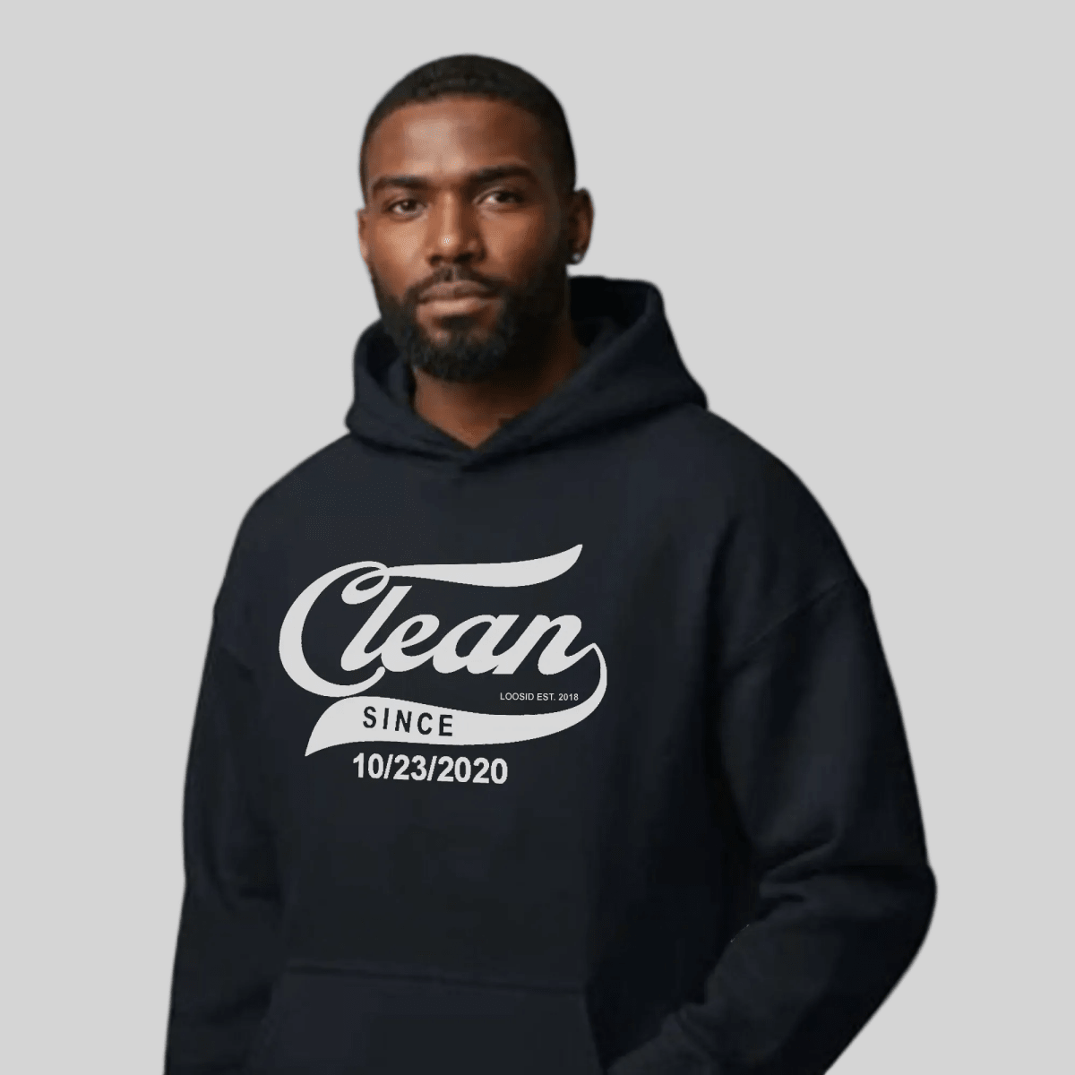 Clean Since Recovery Hoodie packaging detail (view 8)