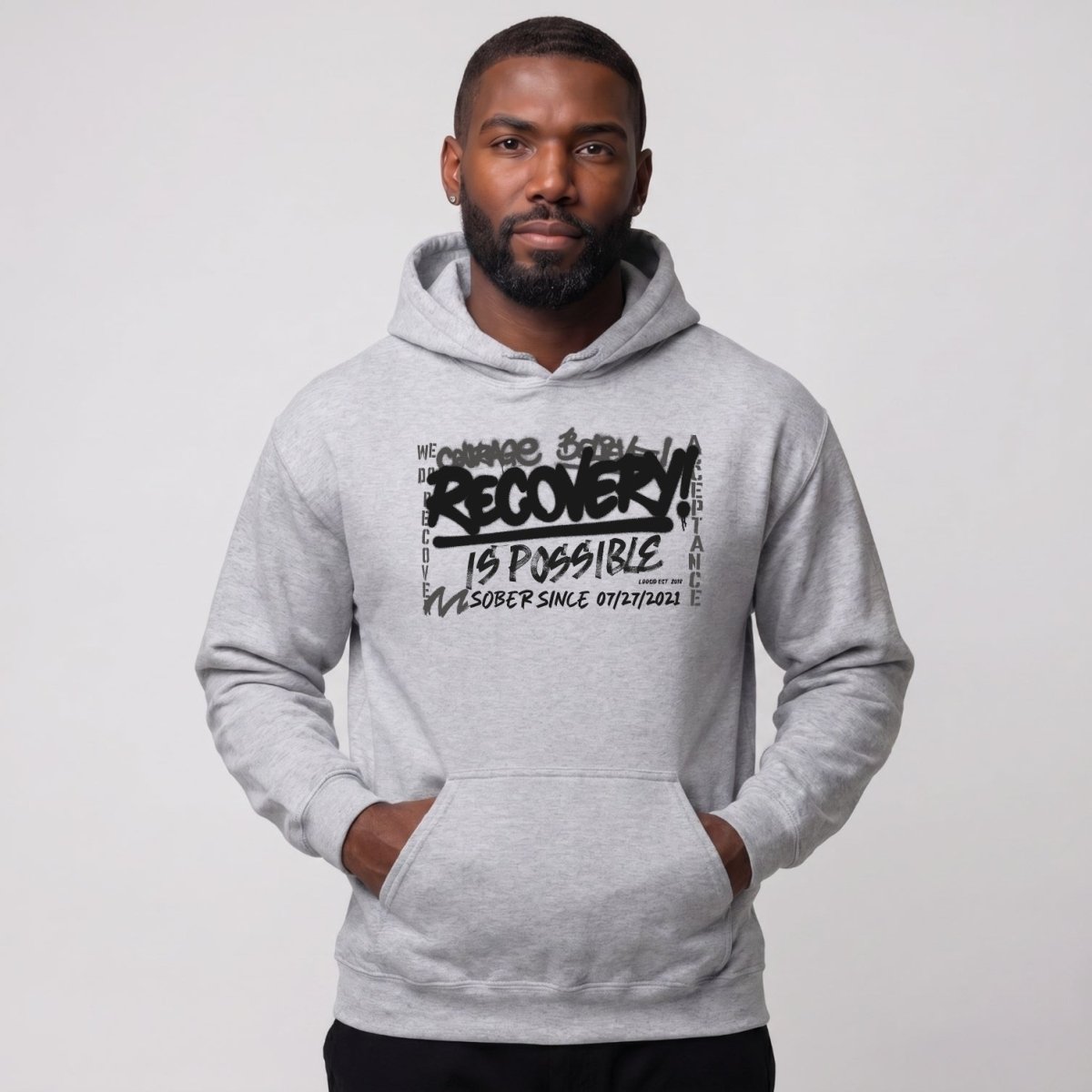 Recovery Hoodie | Men's Recovery Is Possible Hoodie
