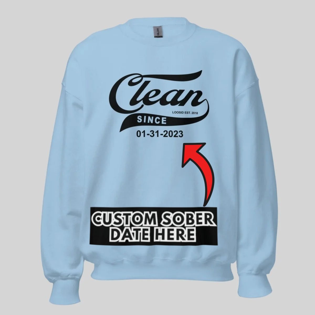 Clean Since Recovery Hoodie featuring the design (view 31)