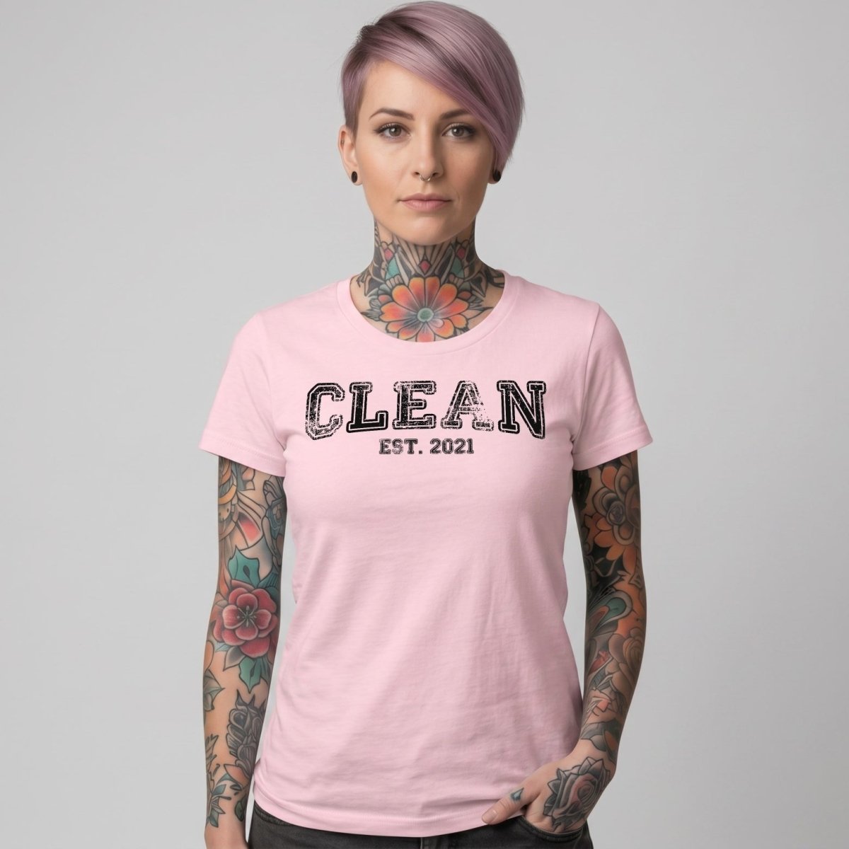 Clean EST. Sober T Shirt close-up view (view 22)