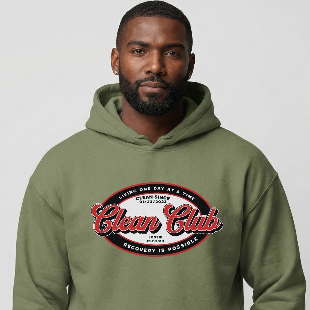 Clean Club Badge Recovery Hoodie fit detail (view 9)