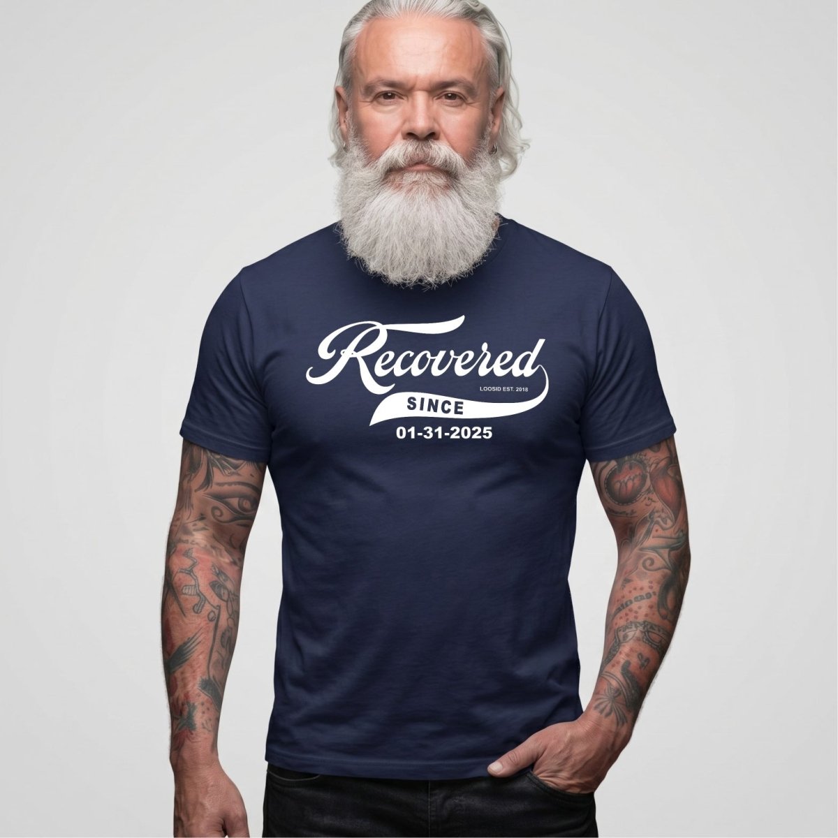 Recovered Since Sober T Shirt product photo (view 10)