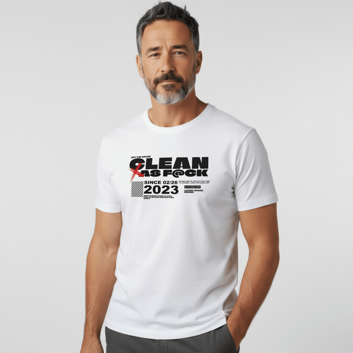 Recovery Year Men's Sobriety Sober T Shirt graphic detail (view 4)