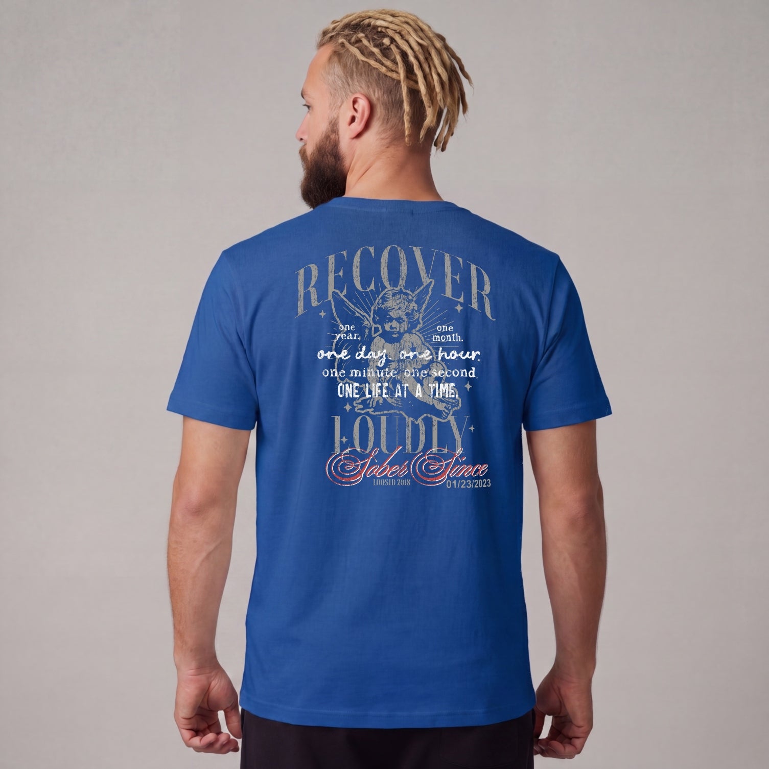 Recover Loudly Limited-Edition T-Shirt with Recovery Date