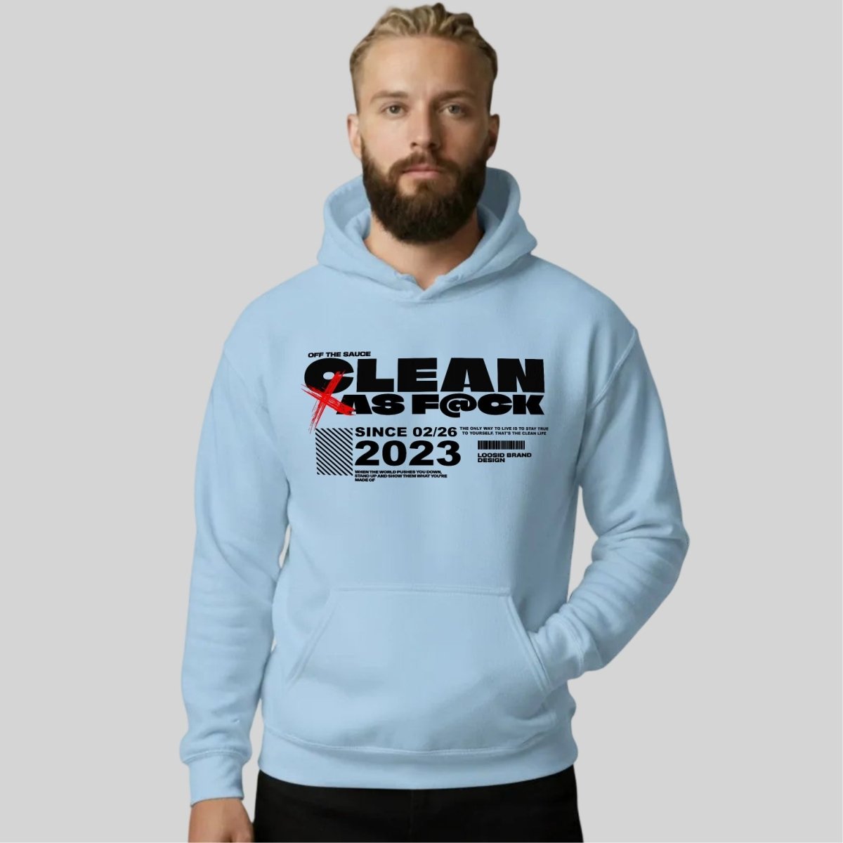 Clean As F*ck Recovery Hoodie lifestyle view (view 25)