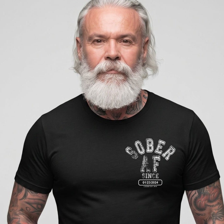 Sober AF Sober T Shirt lifestyle view (view 5)