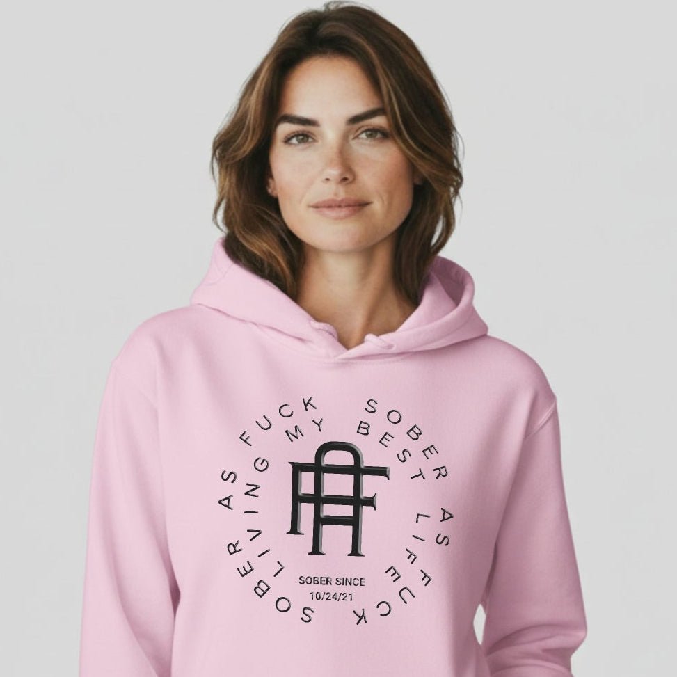 Living My Best Life Recovery Hoodie graphic detail (view 24)