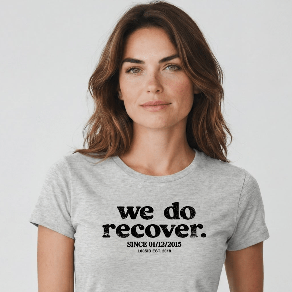 Sober T Shirt | Women's We Do Recover Tee