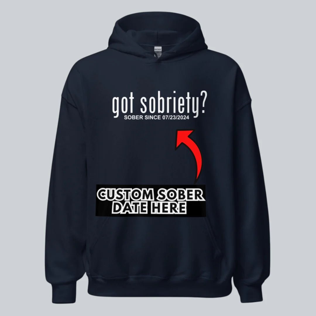 Got Sobriety Recovery Hoodie fit detail (view 19)