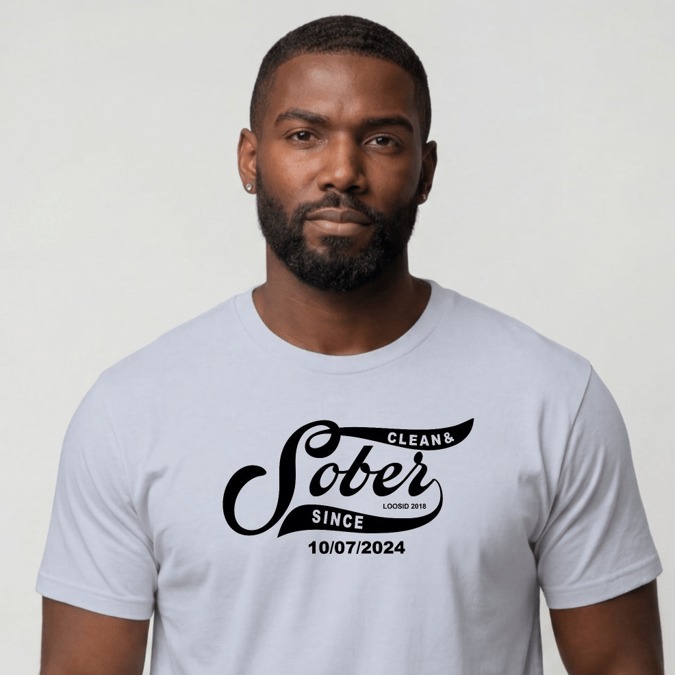 Sober T Shirt | Men's Sober Since Tee