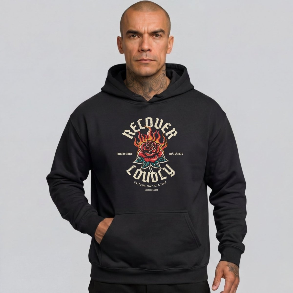 Recovery Hoodie | Men's Recover Loudly Hoodie