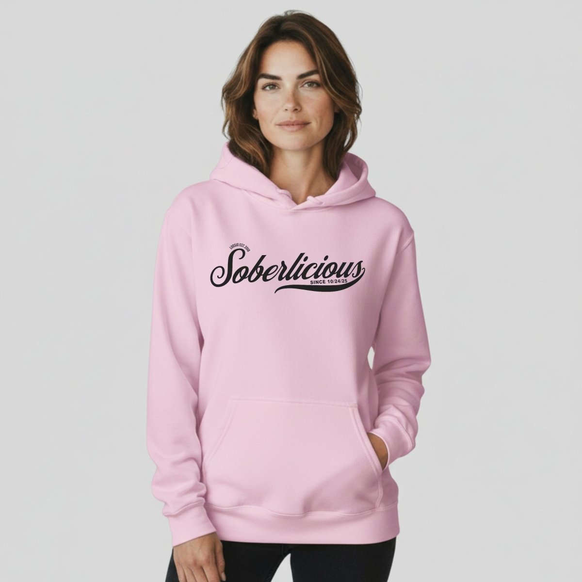 Soberlicious Recovery Hoodie back view (view 37)