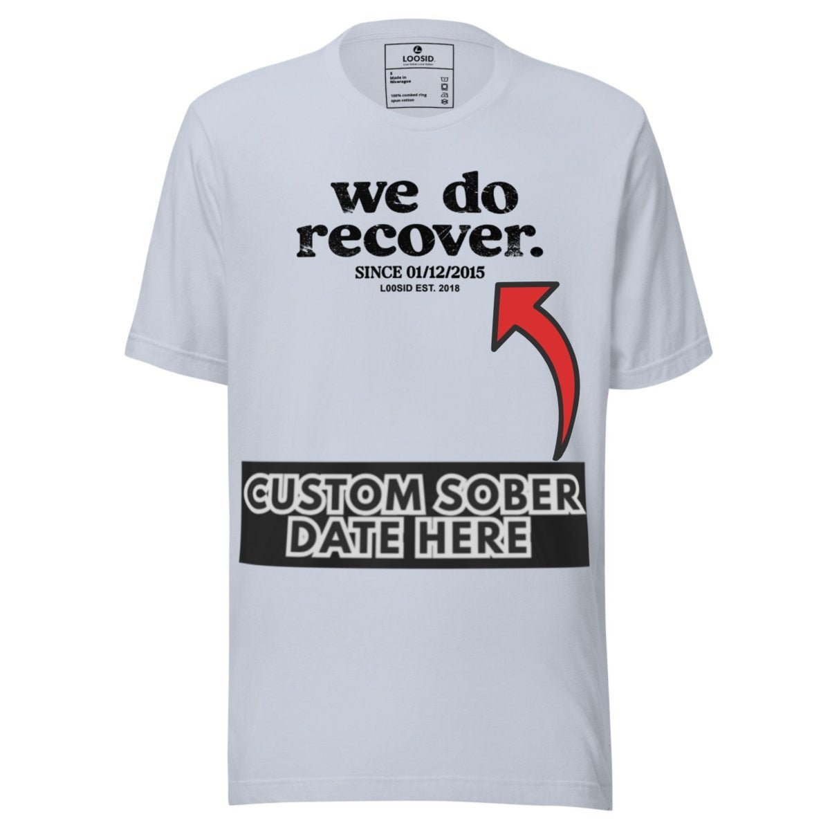 Sober T Shirt | Men's We Do Recover Tee