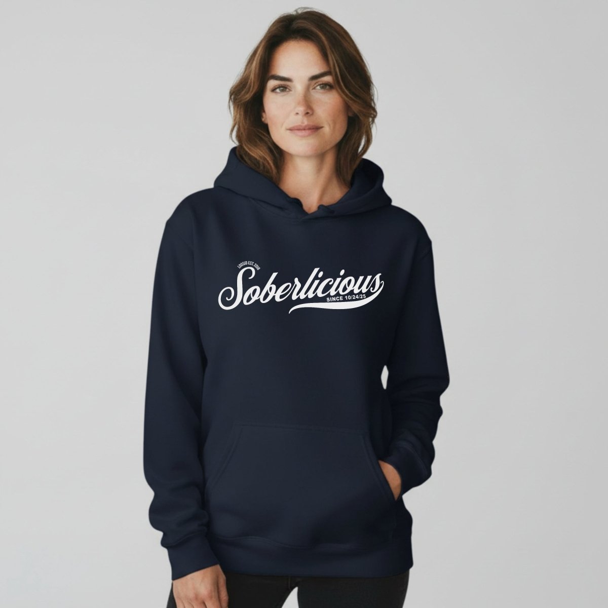 Soberlicious Recovery Hoodie fit detail (view 9)