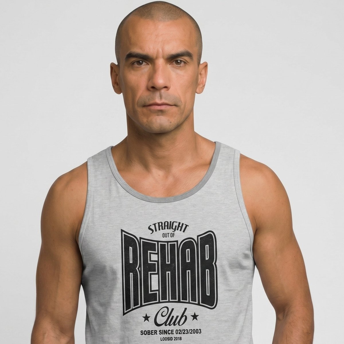 Rehab Sober Tank Top fit detail (view 9)