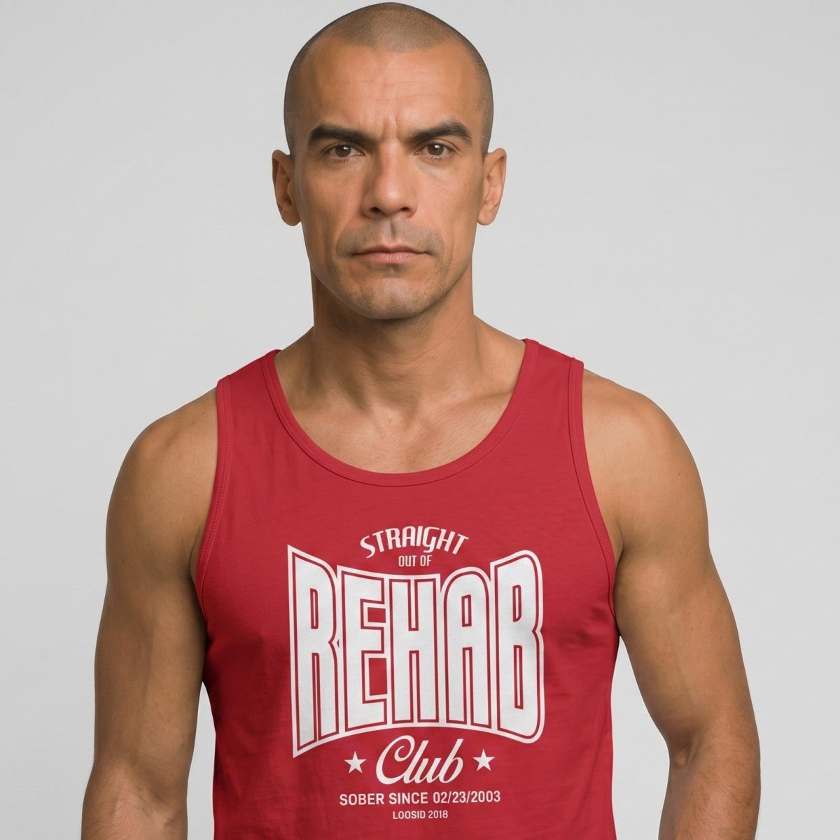 Loosid Rehab Sober Tank Top featuring the design
