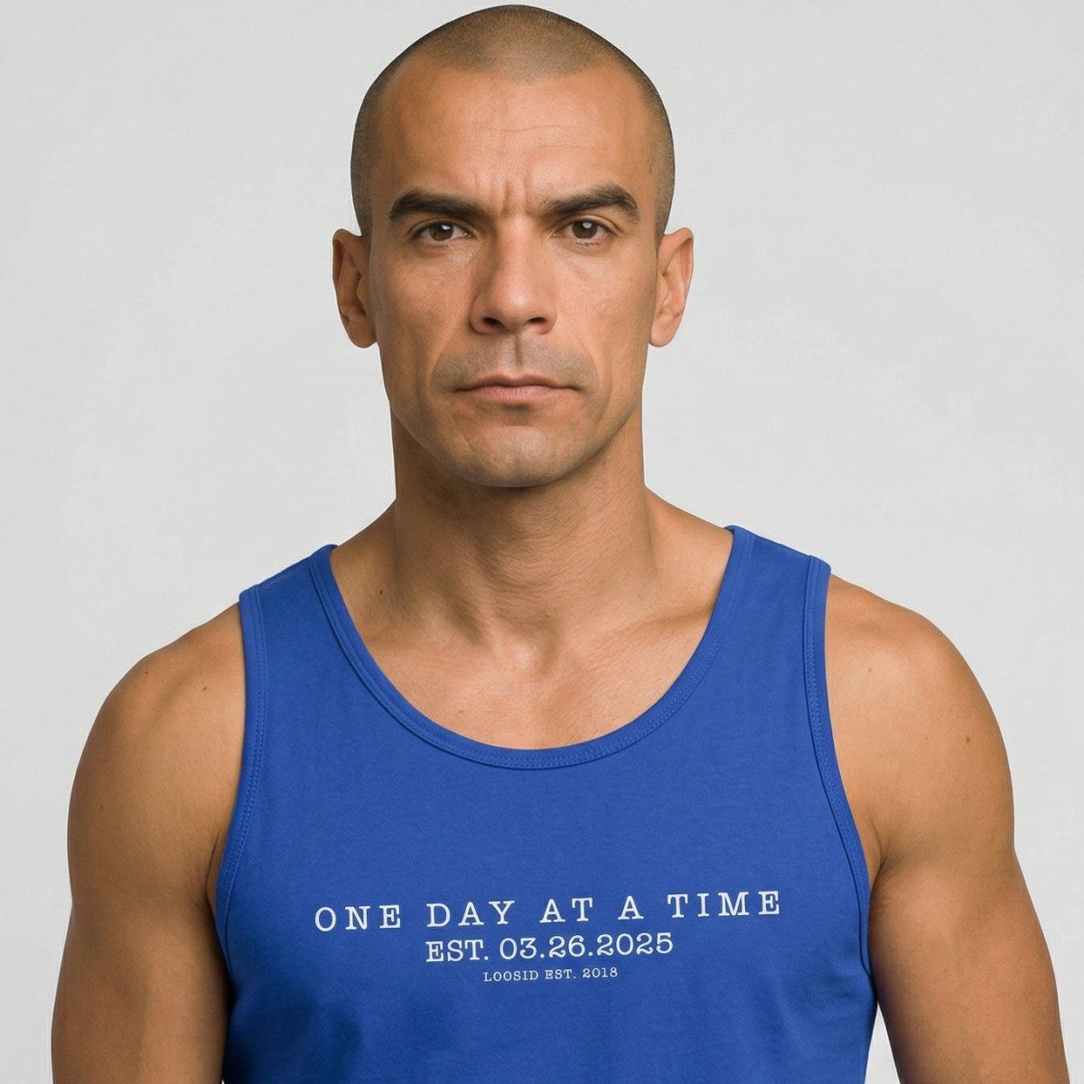 One Day At a Time Sober Tank Top close-up view (view 12)