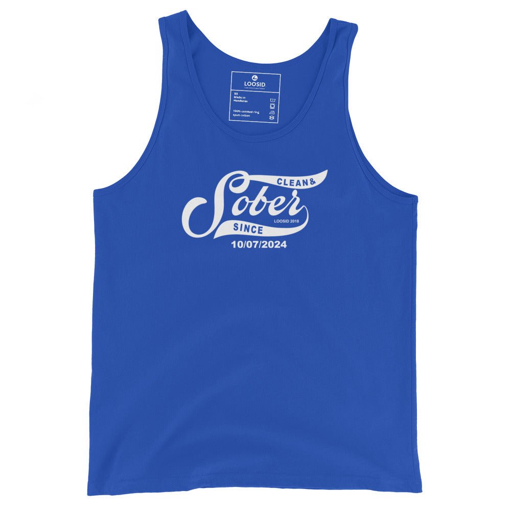 Sober Since Sober Tank Top lifestyle view (view 5)
