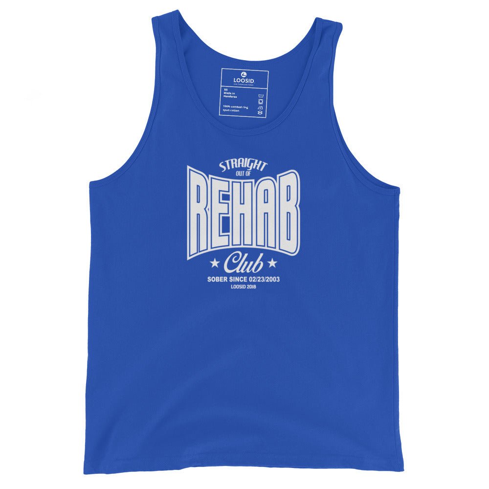 Rehab Sober Tank Top lifestyle view (view 5)