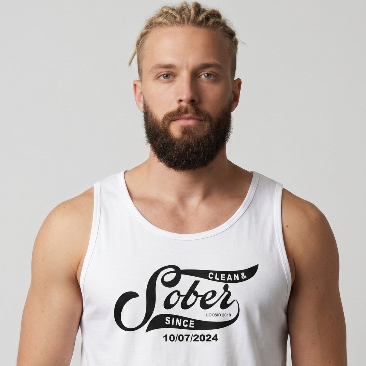 Sober Since Sober Tank Top packaging detail (view 18)