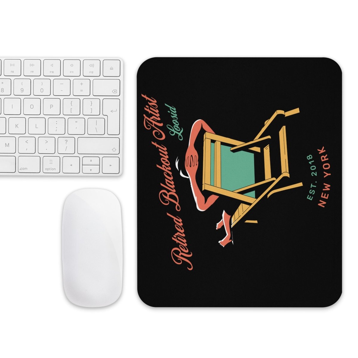 Retired Blackout Artist Recovery Mouse Pad lifestyle view (view 5)