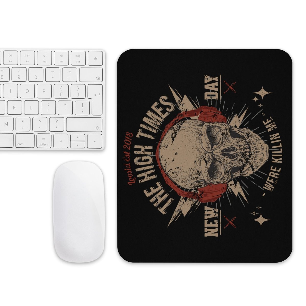 High Times Recovery Mouse Pad flat lay styled image (view 3)