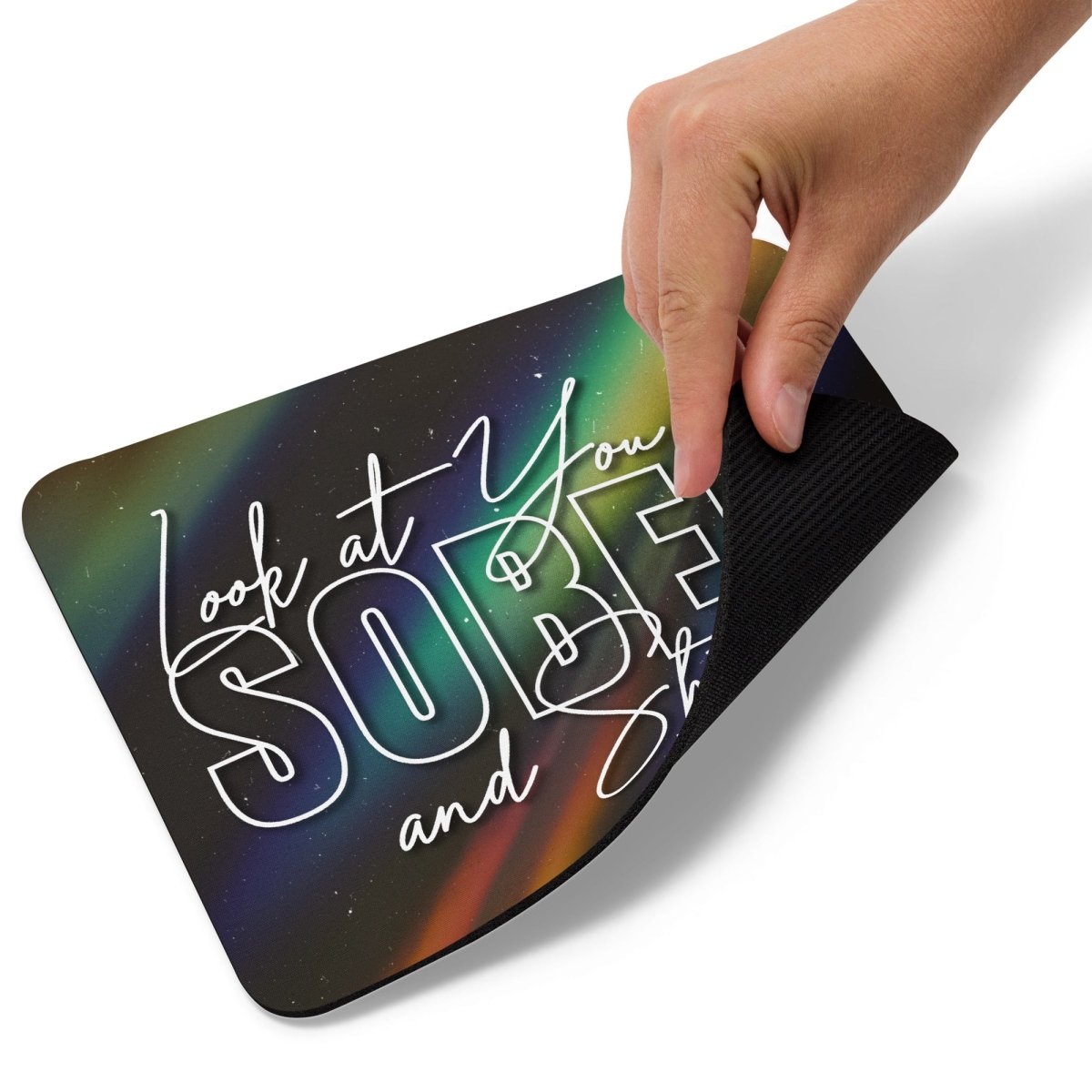 Look At You Recovery Mouse Pad close-up view (view 2)