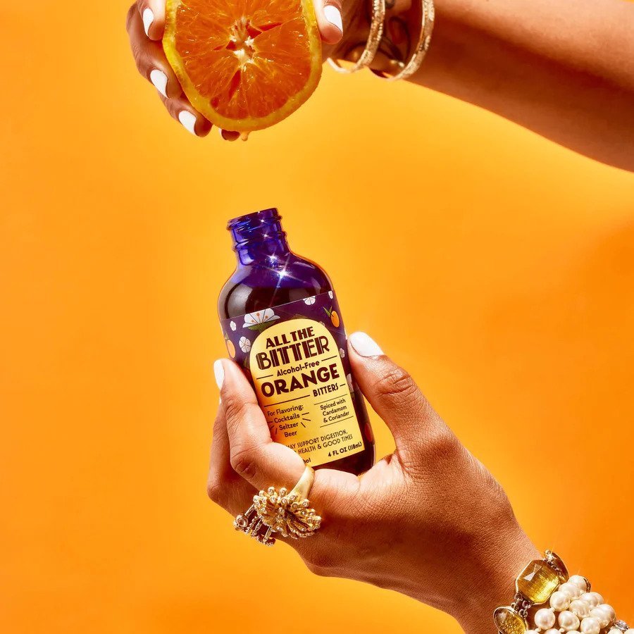 Loosid Orange Bitters Sobriety Gift featuring the design