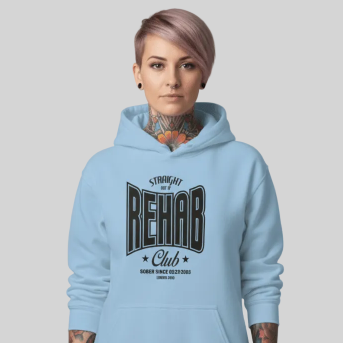 Rehab Recovery Hoodie lifestyle view (view 35)