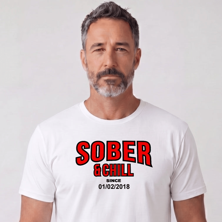 Sober T Shirt | Men's Sober and Chill Tee