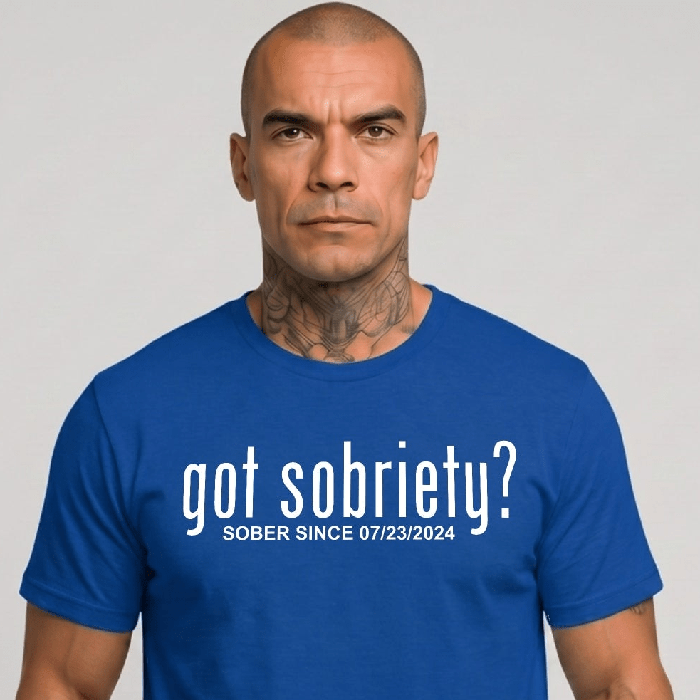 Got Sobriety Sober Since Sober T Shirt featuring the design (view 21)