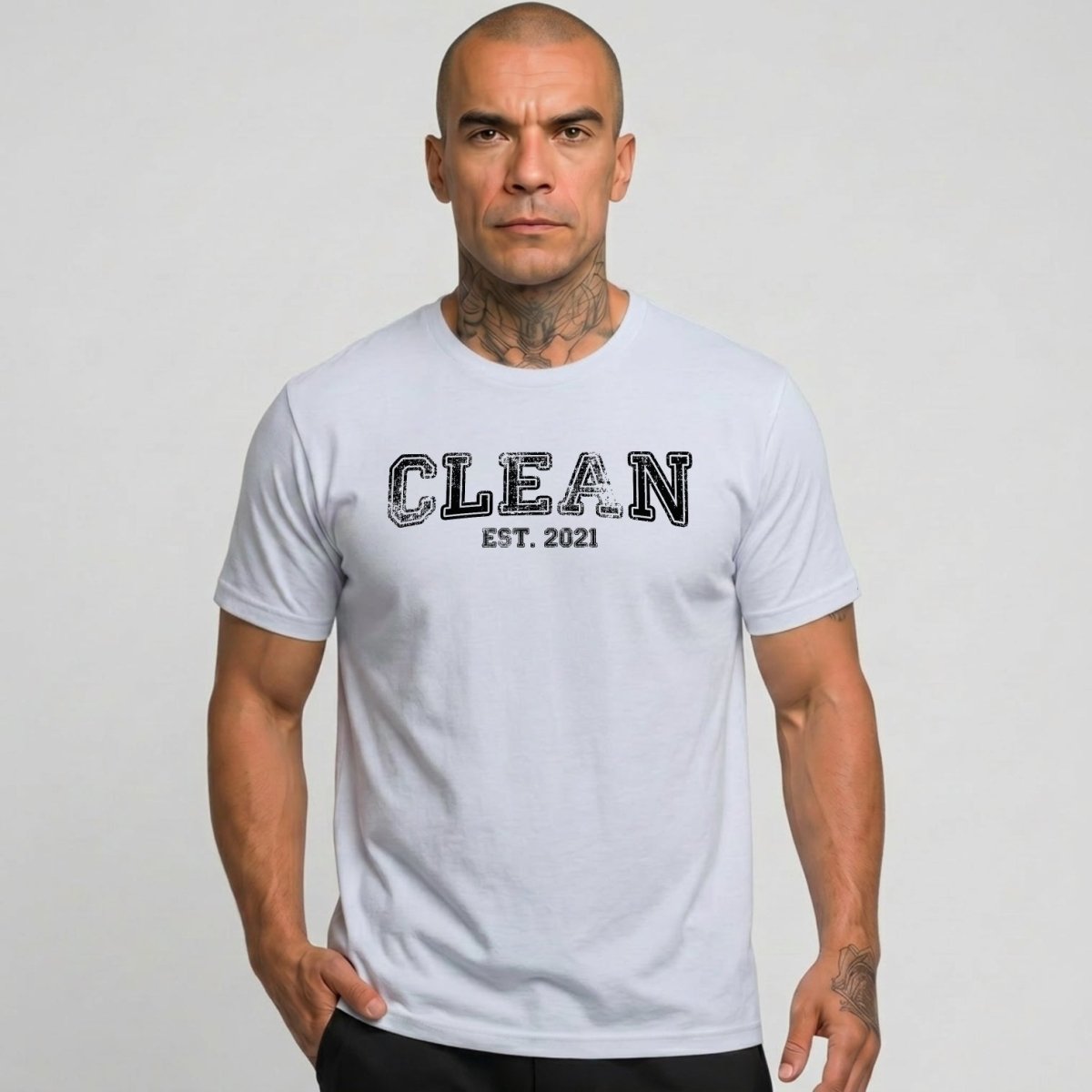 Recovery Year Men's Sobriety Sober T Shirt lifestyle view (view 25)