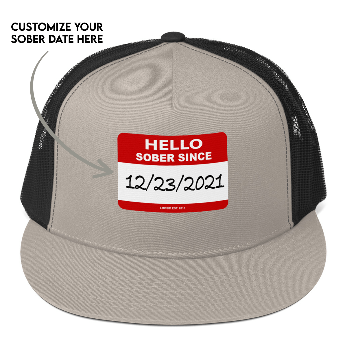 Hello Sober Since Sober Hat packaging detail (view 8)