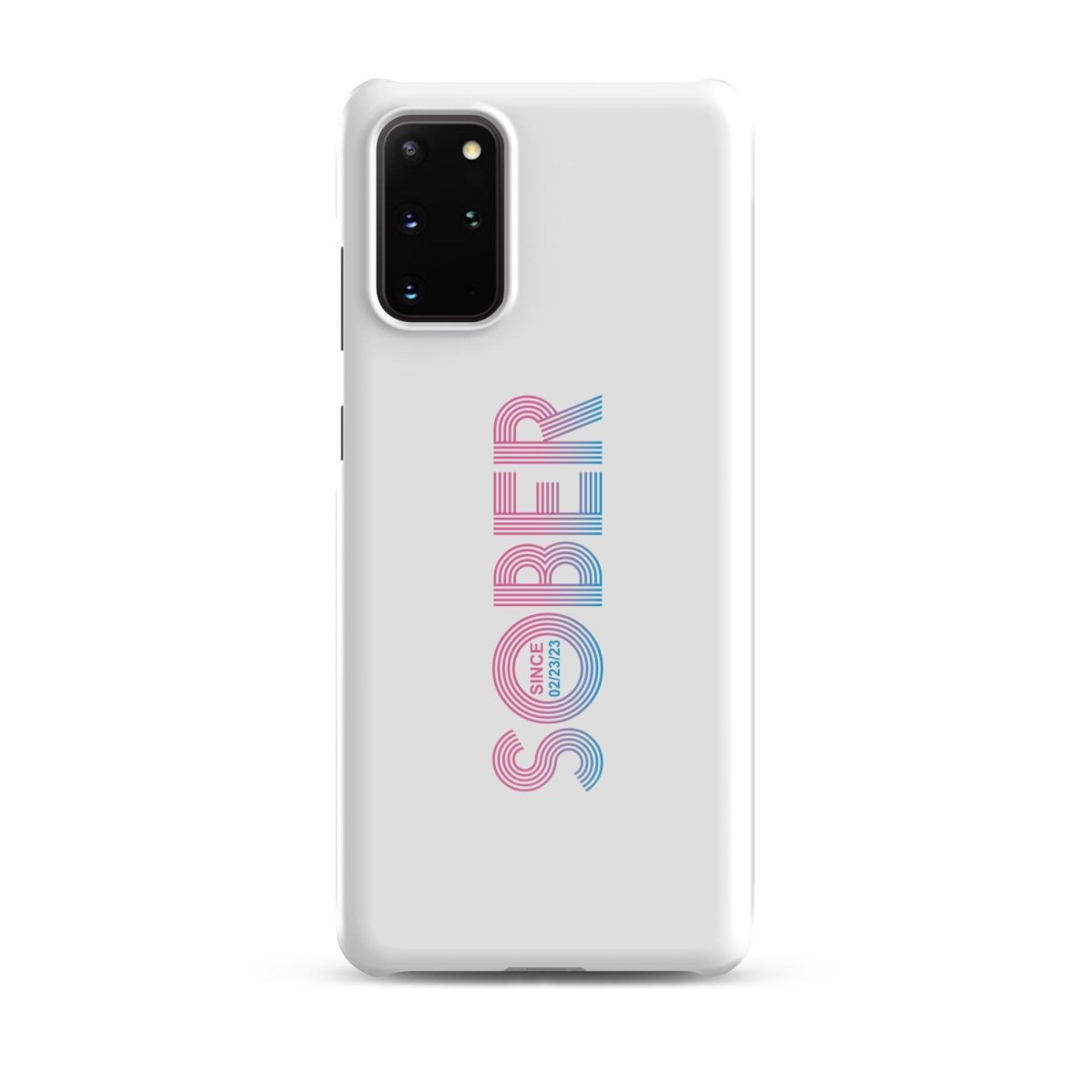 Sober Since Snap Recovery Phone Case lifestyle view (view 5)