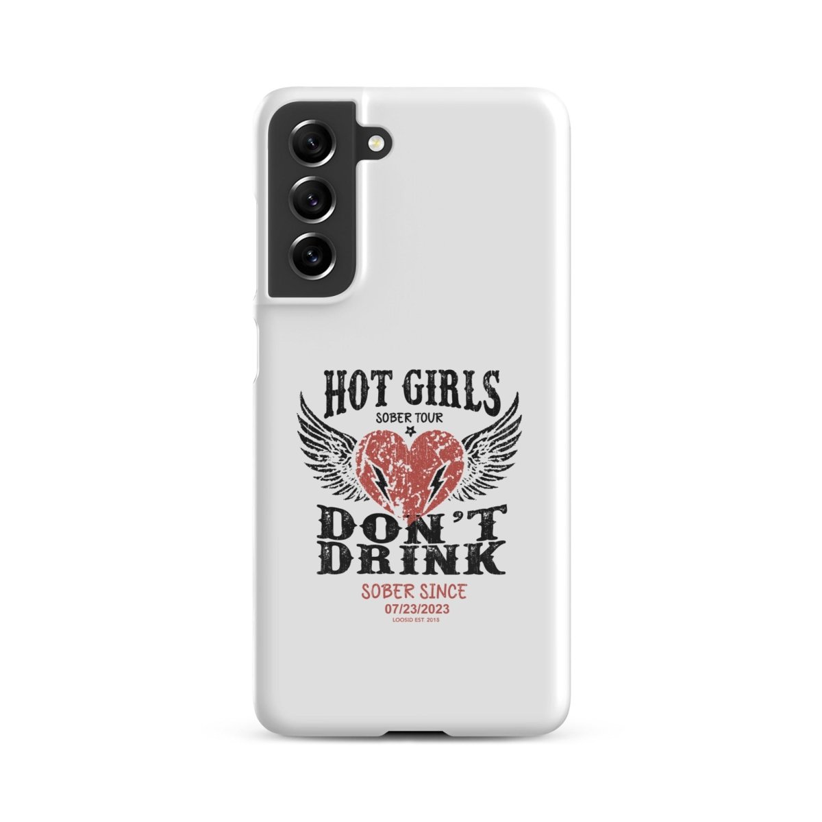 Hot Girls Don't Drink Snap Recovery Phone Case packaging detail (view 8)