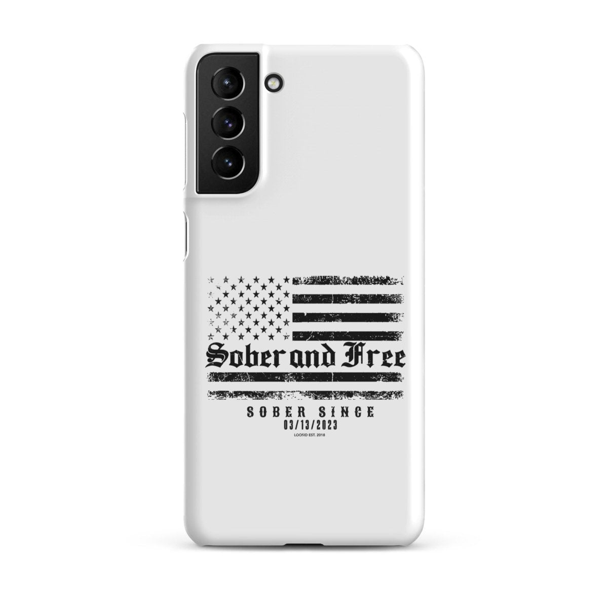 Sober & Free Snap Recovery Phone Case product photo (view 10)