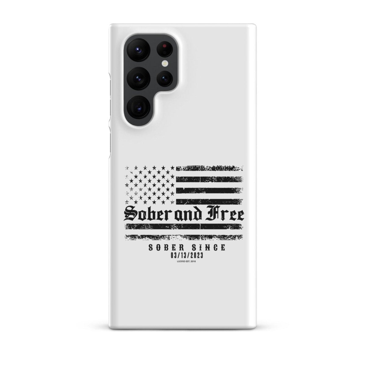 Sober & Free Snap Recovery Phone Case graphic detail (view 14)
