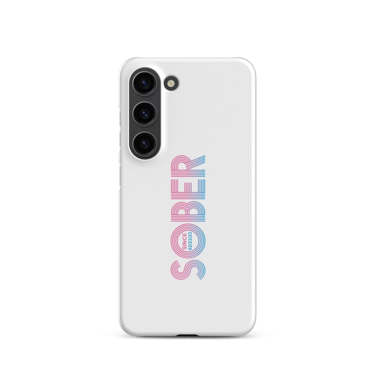 Sober Since Snap Recovery Phone Case lifestyle view (view 15)