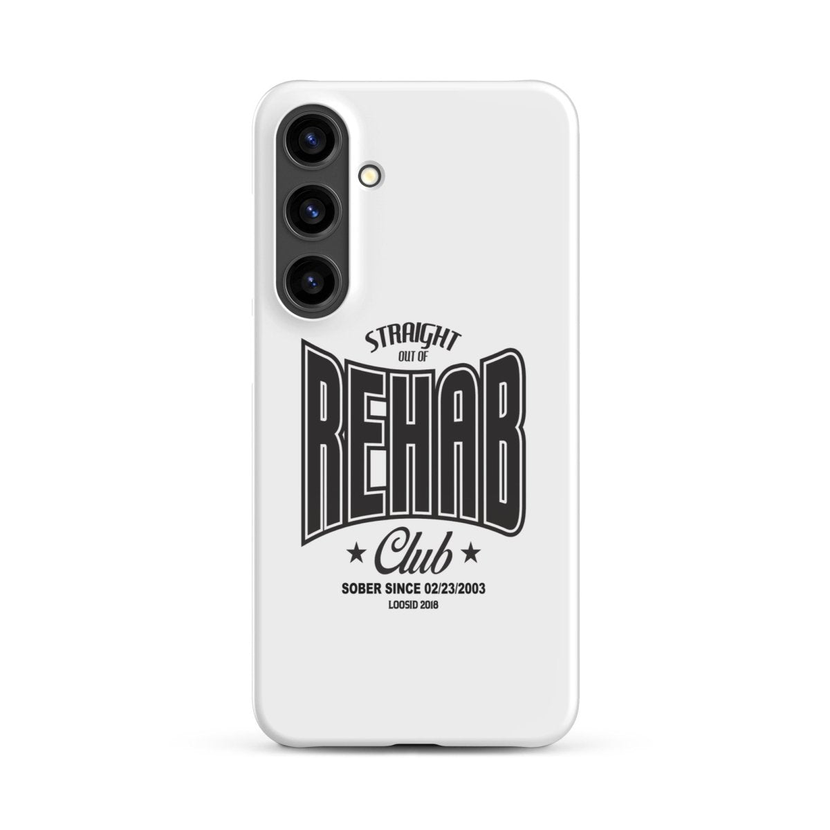 Straight Out of Rehab Snap Recovery Phone Case fit detail (view 19)